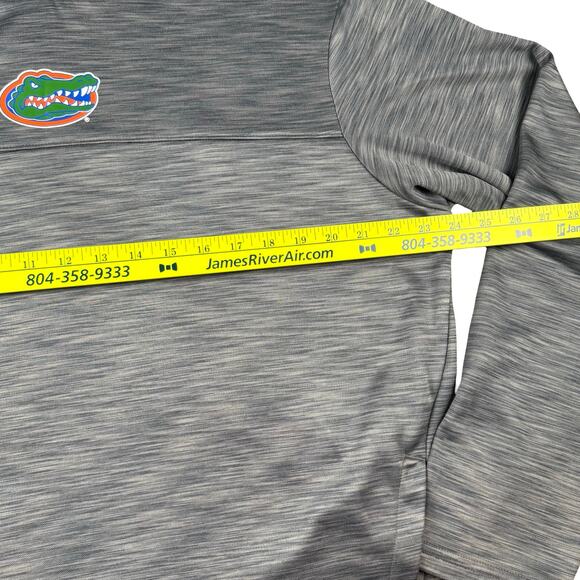 Florida Gators UF‎ Sweatshirt Hoodie Pullover Logo Gray Pockets Men's Large - Picture 6 of 9